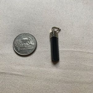 Black tourmaline pendant